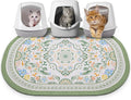 Bienbee Cat Litter Mat, Urine and Water Proof, Bean-Green XL by Bienbee