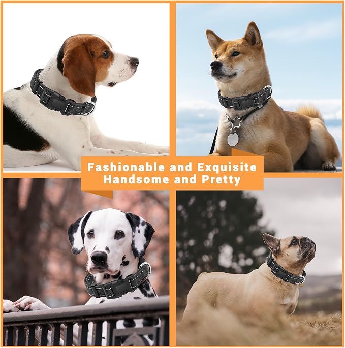2 Pack Reflective Dog Collar - Image 5