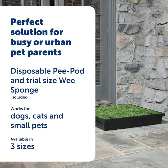 PetSafe Pet Loo Indoor Pet Toilet, Portable Dog Potty Station, Grass Pad Tray - Image 6