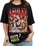 Custom Bootleg Rap Shirt with Photo Text, Vintage Custom Picture Shirt by 68PHALO