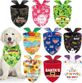 Weewooday 9 Pcs Holiday Dog Bandanas St' Patrick's Day Easter Bandanas Birthday by Weewooday