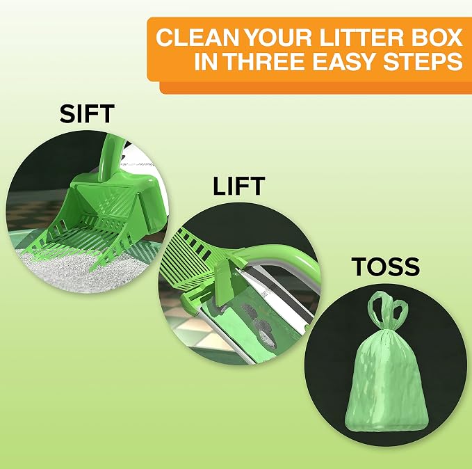 Neater Pet Brands Neater Scooper Standard Cat Litter Scoop, 60 Refill Bags – - Image 5