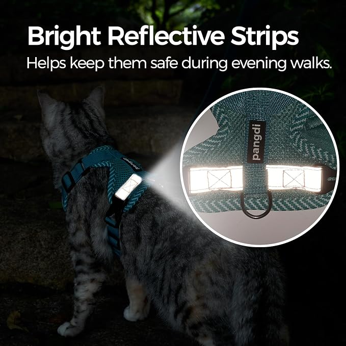 Cat Harness and Leash Escape Proof Medium Kitten Harness Bengal Cat Vest - Image 6
