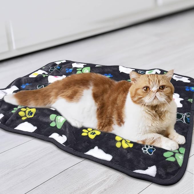 Rezutan 1 Pack 3 Dog Blanket for Large Dogs, 41x31 inch for Medium Soft Fluffy - Image 4