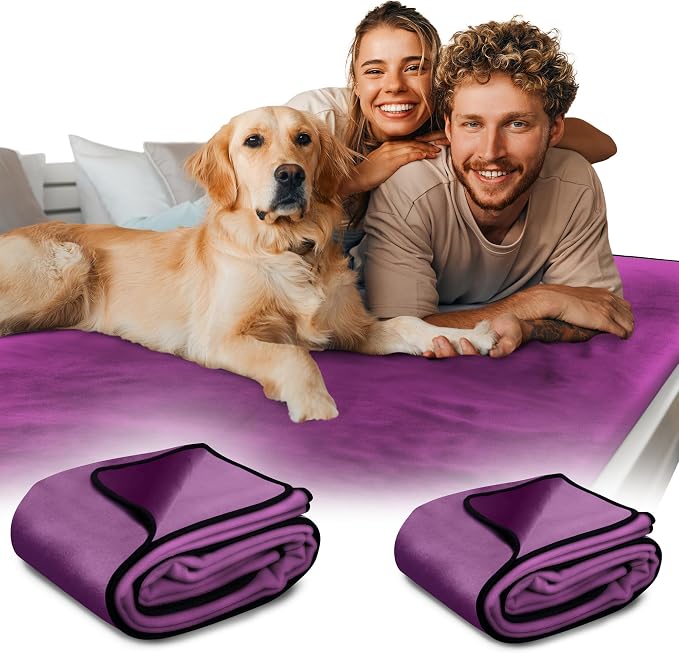 Paw Buddies Waterproof Blanket 80"x90" – Reversible Microfleece Throw - Image 8