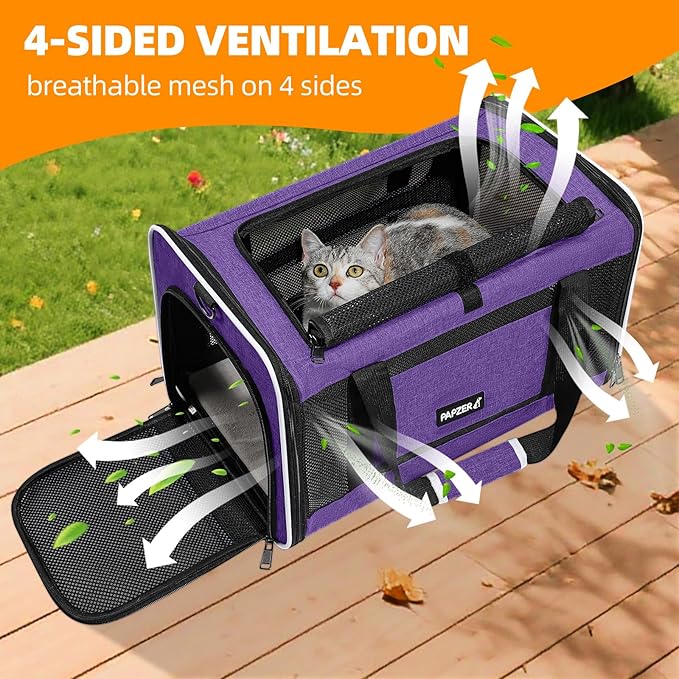 Cat Carrier Soft-Sided Travel Bag - Image 3