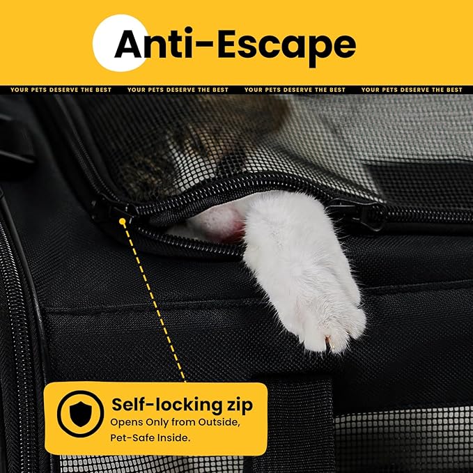 Cat Carrier Bag, Soft-Sided Pet Carriers - Image 6