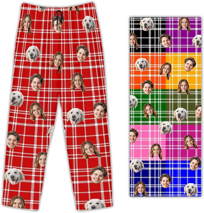 Personalized Pajama Pants For Men Women Custom Pajama Pants - Image 2