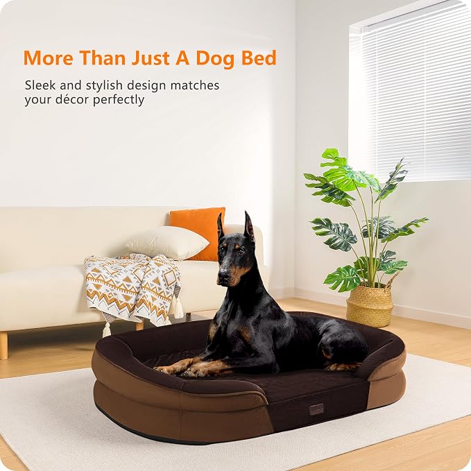 Dwanton Orthopedic Dog Bed for Extra Extra Large Dogs - Image 2