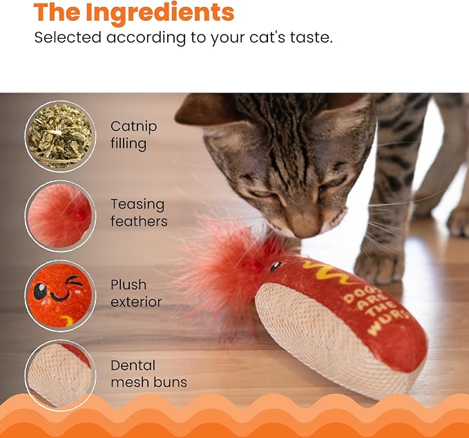 Catstages Hotdog Kicker Toy - Image 4