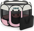 Dog Cat Playpen, Portable Puppy Pet Crate Indoor by MZNZ