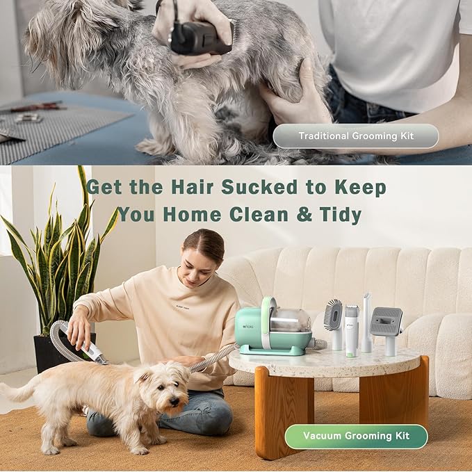 Afloia 6-in-1 Dog Grooming Kit, Pet Grooming Vacuum - Image 5