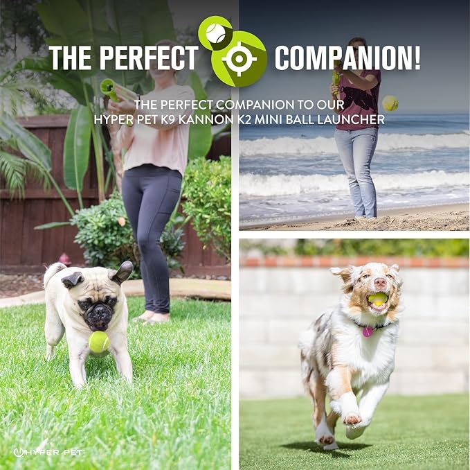 Hyper Pet MINI Tennis Balls for Dogs, Safe Dog Ball for Exercise & Training - Image 3