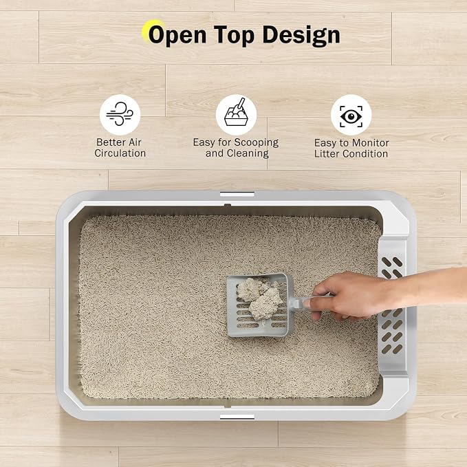 Stainless Steel Litter Box, Extra Large Litter Boxes - Image 7