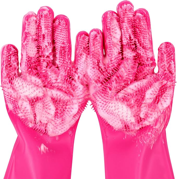 Pecute Pet Grooming Gloves by pecute