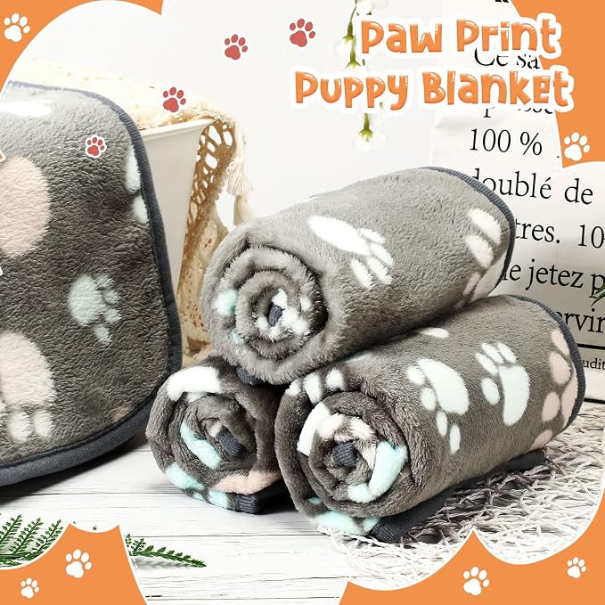 Tatuo 4 Pcs Dog Blanket for Pet Cat Blankets Indoor Puppy Teething Stuff Toys - Image 6