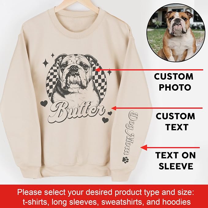 CHIARA CONTI11 Custom Dog Hoodie, Custom Pet Gifts, Custom Dog Shirt, Custom - Image 4