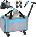 Rolling Pet Carrier with Detachable Wheels by Unknown