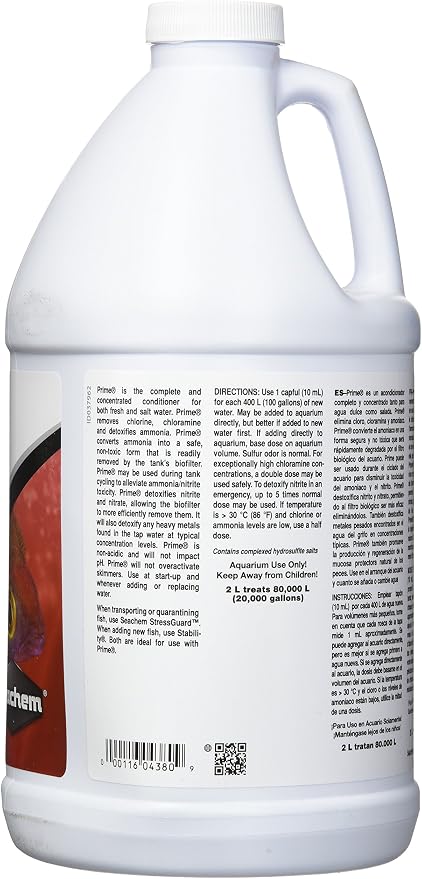 Seachem Prime Fresh and Saltwater Conditioner - Image 3