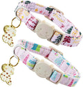 Elegant little tail 2 Pack Cat Collar- Christmas Cat Collars Breakaway by Elegantlittletail