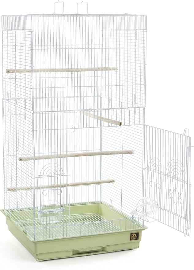 Prevue Pet Products SPECONO1818H-SG Tall Tiel Cage, Sage Green - Image 5