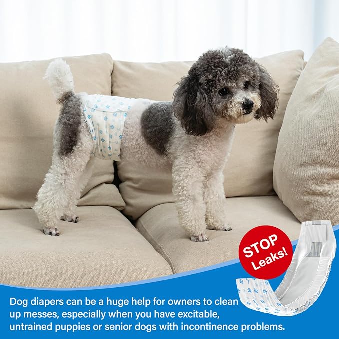 Pet Soft Disposable Male Dog Wraps - Image 7
