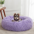 WESTERN HOME WH Calming Dog Bed & Cat Bed, Anti-Anxiety Donut Dog Cuddler Bed by WESTERNHOME
