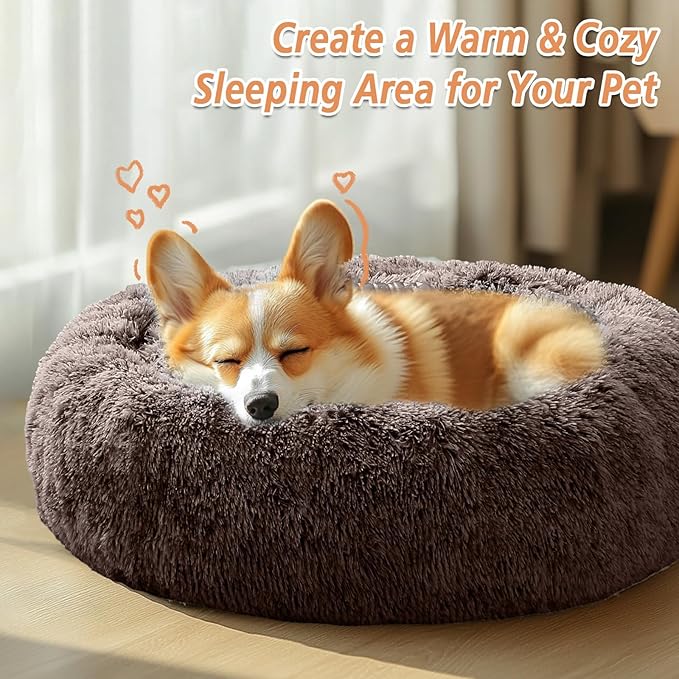 JOLLYVOGUE Calming Small Dog & Cat Bed - Image 5