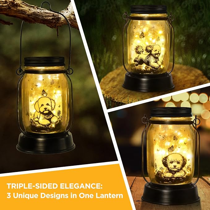 kyoryuger Bichon Dog Gifts for Women/Men Bichon Frise Solar Lanterns Birthday - Image 4
