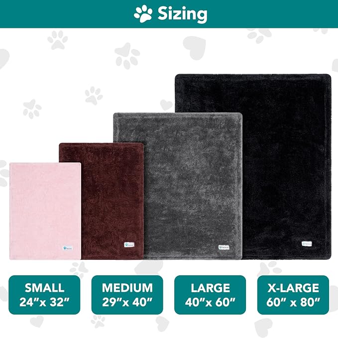 PetAmi Pink Fluffy Soft Dog & Cat Blanket, Sherpa Fleece, Calming Pet Blanket - Image 7