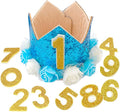 Pet Crown Hat Dog Birthday Reusable Birthday Party Crown by RIMOBUL