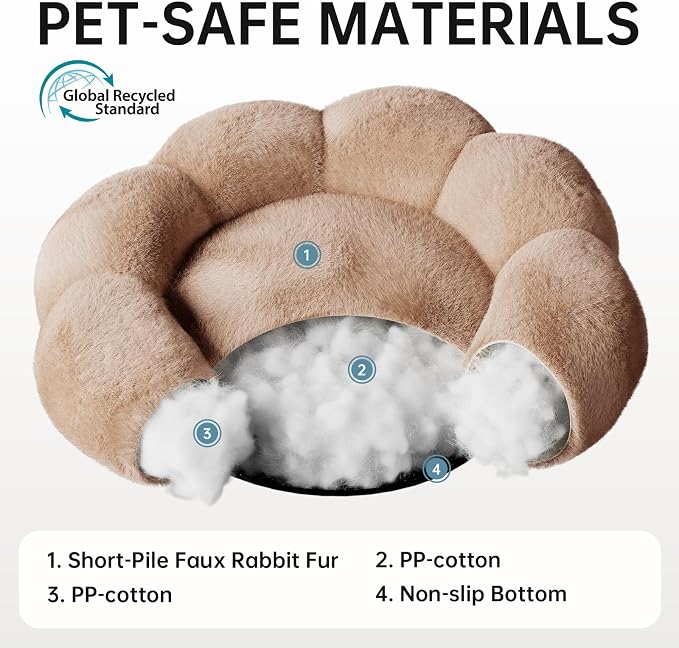 OhGeni 24 inches Calming Donut Dog & Cat Bed - Image 7