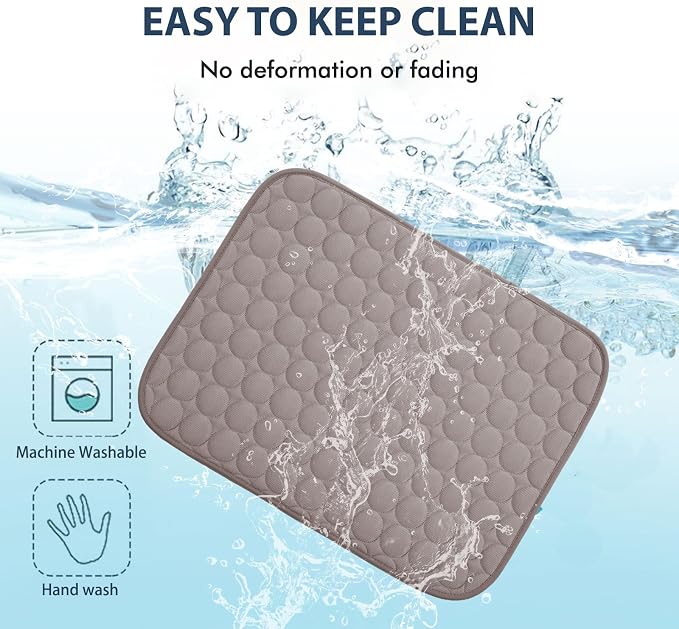 MICROCOSMOS Summer Cooling Mat & Sleeping Pad- Water Absorption Top, Easy Carry - Image 5