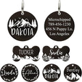 Ultra Joys Stainless Steel Pet ID Tag Dog Name Tags Personalized Front and Back by UltraJoys