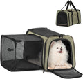 Petsfit 19"X12" X12" Expandable Pet Carrier, Square Expansion Reduces Pet by Petsfit
