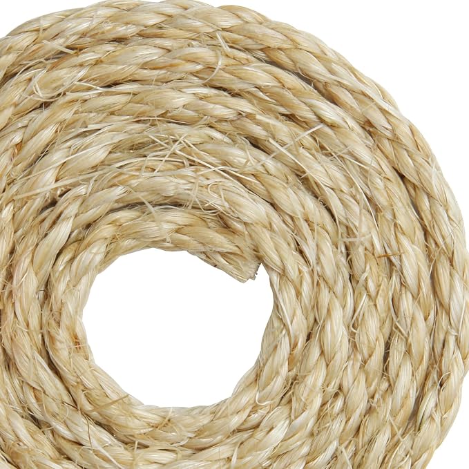 Natural Sisal Rope 1/4 Inch 32-Feet - Image 7