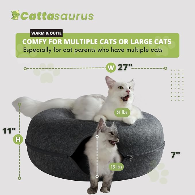 Cattasaurus Peekaboo Cat Cave Donut - Image 7