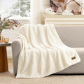 Luxury Faux Fur Throw Blanket for Couch, Ultra Soft Waterproof Pet Blanket by COZYKISS