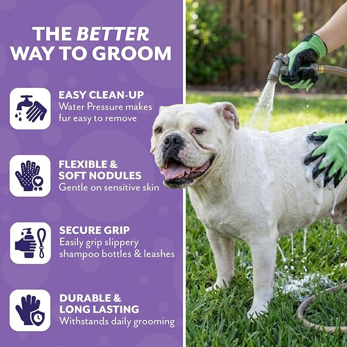 HandsOn Pet Grooming Gloves - Image 5