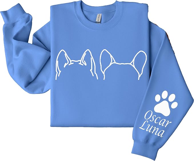 Custom Dog Mom Shirt for Women Pet Ears Sweatshirt - Image 5