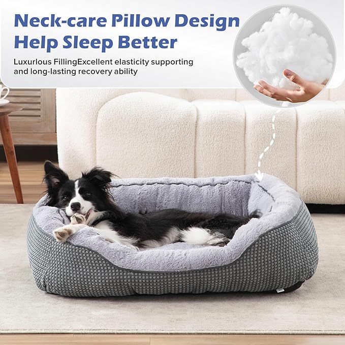 INVENHO Small Dog Bed for Small Dogs, Cat Beds for Indoor Cats Washable - Image 7