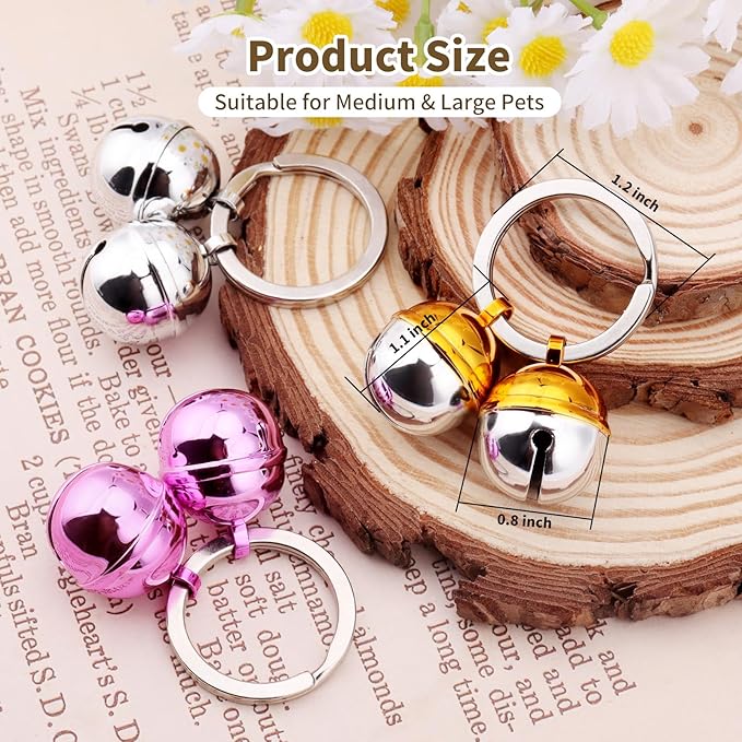 Dog Collar Bells, 2 Pack Extra Loud Dog & Cat Bells - Image 6