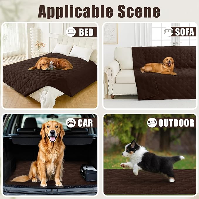 Smiry Waterproof Dog Bed Cover Blanket 40x50, Soft Reversible Pet Blanket - Image 5
