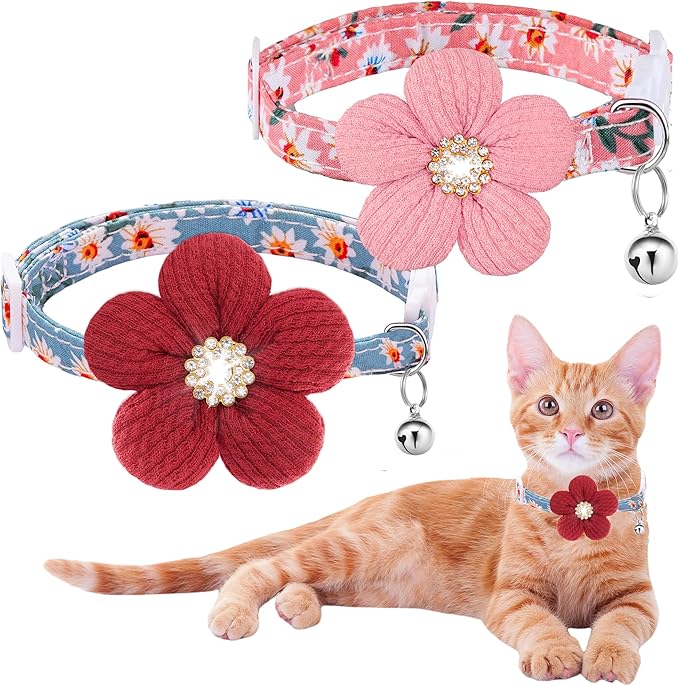 Cat Collar Breakaway, HYQHYX Kitten Collar by HYQHYX