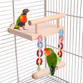 Parrot Climbing Ladder, Bird Wooden Playground by CAREUPET
