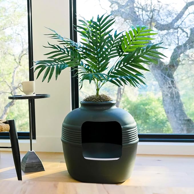 Good Pet Stuff Hidden Litter Box Planter, Decorative Cat Litter Enclosure - Image 13