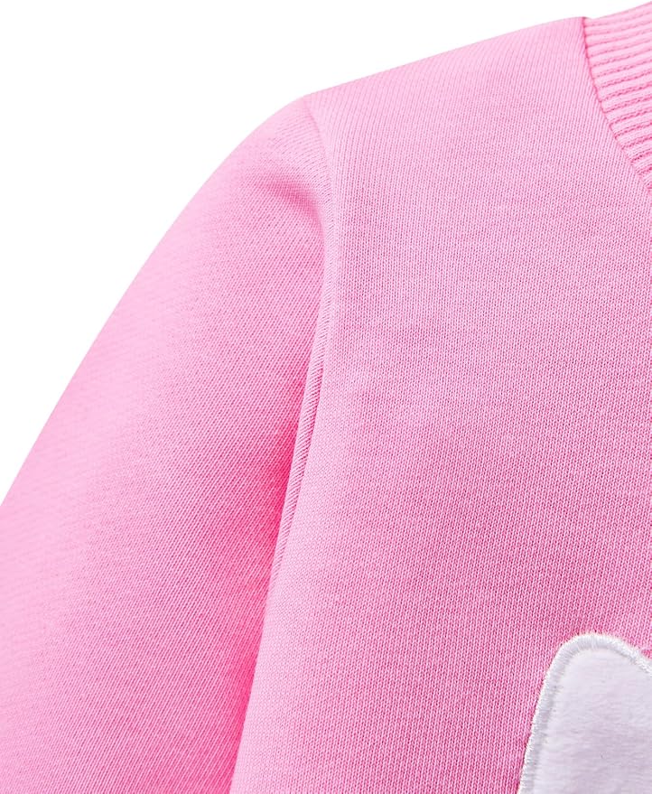 Toddler Baby Girls Cotton Sweater, Long Sleeve Crewneck Sweatshirt Pullover - Image 6