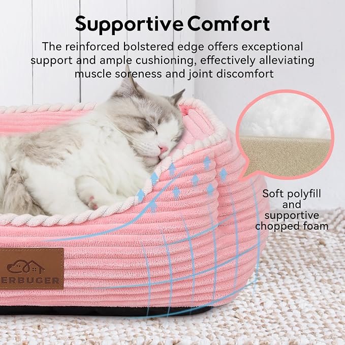 Orthopedic Dog Bed for Medium Dogs, Dog Sofa Beds Supportive Foam Pet Couch Bed - Image 3