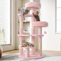 Allewie 55.5 in Cat Tree for Indoor Kitties/Soft Plush Perches/Multi-Level Cat by Allewie