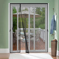 Reversible Left Right Side Opening Fiberglass Magnetic Screen Door, Fit Door by Iduontis